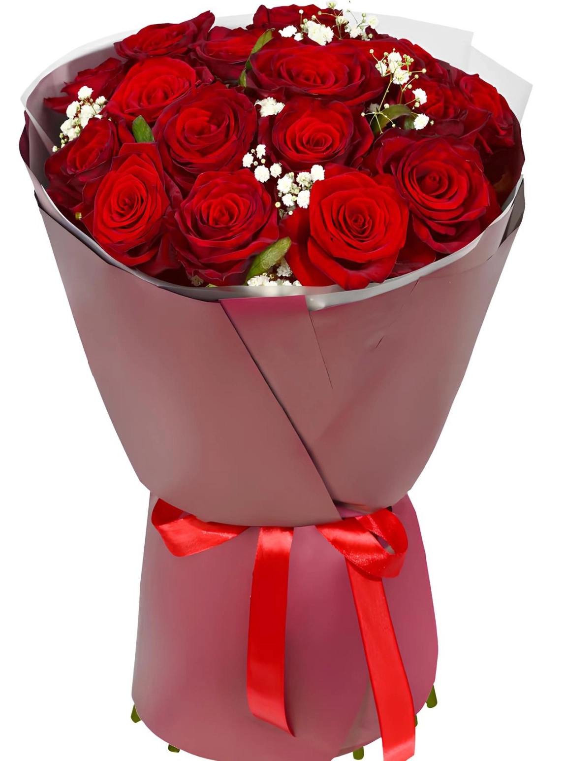 17 Kırmızı Gül Buketi