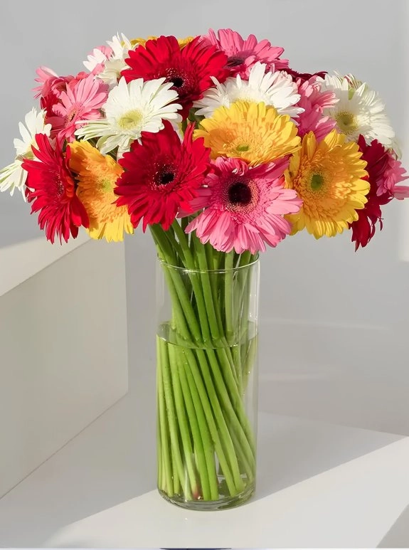 Vazoda Renkli Gerbera